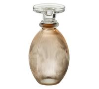 Chandelier Vase en Verre Malik 28cm Taupe