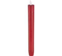 Britesta Chandelle à LED avec flamme vacillante et télécommande - Rouge