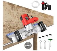Chanfreineuse de carrelage électrique 1200W,outil de coupe en biseau de carrelage à 43° avec coupe humide à 13000 tr/min,épaisseur de bord réglable de 0,1 à 0,3 cm,eau PUM,for carreaux de céramique