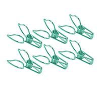 Changor 100 Pièces Pinces à Reliure Jolies Pinces à Papier en Forme de Pêche pour Fournitures de Bureau Parfaites pour les étudiants et les Professionnels en Métal Durable (Verte)