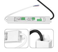 Changor Alimentation LED étanche 12V 30W, Modulation de Largeur D'impulsion à Haute efficacité pour Les équipements électroniques et la de sécurité