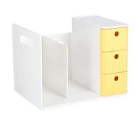 Changor Bibliothèque Multifonctionnelle de Rangement de Bureau, unité Efficace Peu Encombrante pour étudiants et Fournitures de Bureau 11,6 X 8,3 X 8,5 Pouces