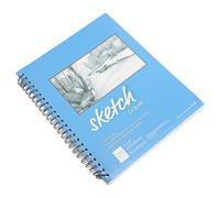 Changor Carnet de Croquis pour Débutants, Carnet de Croquis Artistique à Reliure Spirale de qualité Supérieure, 9x12 Pouces, avec Pages Vierges pour le Dessin et la Peinture (Bleu)