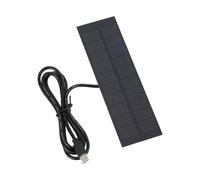 Changor Chargeur de Panneau Solaire, 1 W Polycristallin avec Port de Type C pour Smartphones, Banques D'alimentation, Camping en Plein Air