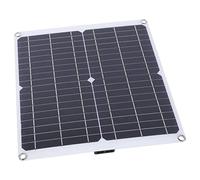 Changor Chargeur Portatif de Panneau Solaire de 20W 18V avec Deux Sorties D'usb pour des Activités de Plein Air Conception Monocristalline Légère