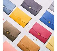 Changor Enveloppes Nacrées avec Motif Cœur, Paquet de 25 (Couleur | Design estampé, papier nacré, utilisation polyvalente, cartes de visite et de vœux.