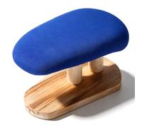 Changor Planche à Repasser de Table, Petit Tabouret de Repassage en Bois de Pin avec Coussin Rembourré, Repose Fer à Vapeur Pliable pour Petits Espaces, Couture et Voyage