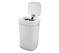 Changor Poubelle Automatique de 15l avec Capteur Intelligent sans Contact, Poubelle pour Cuisine et Salle de Bains, ABS Gris Durable