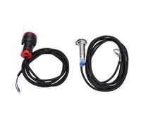 Changor Tachymètre Numérique à 4 Chiffres avec Affichage LED Rouge pour Machines Industrielles et Applications de Moteur ABS 22 Mm