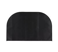 Changor Tapis de Cheminée Ignifuge, Tapis Barbecue Semi-Circulaire Tapis Ignifuge pour Sécurité Incendie à lintérieurr(50x80 cm/19,7x31,5 Pouces)
