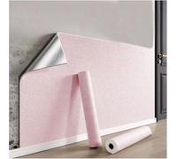 CHANGPHG Rouleau de papier peint auto-adhésif à isolation thermique, 50x500cm, panneau mural en mousse imperméable blanc(Pink,50x1000cm)