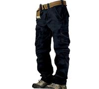 Chanpning Pantalon De Travail Homme Zippé Pantalon Cargo Homme Multi Poches Pantalon De Travail Extensible Pantalon Tactique Militaire Randonnée Stretch Séchage Rapide Pantalon Combat Casual Outdoor