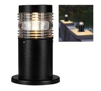 Chao Zan Lampe de Jardin Exterieur, Borne lumineuse, IP65 Etanche Eclairage, douille E27, pour les chemins, pelouses,Ampoule non Incluse (B)