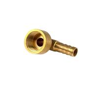 CHAOUYYZ Coude En Laiton Pour Tuyau de 8 Mm, 10 Mm, 12 Mm, 14 Mm Et 16 Mm Avec Embout Cannelé 1/4", 3/8" Et 1/2"./Plf16-04/ Size