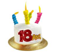 CHAPEAU ANNIVERSAIRE 18 ANS Multicolore