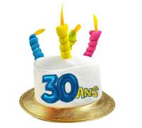 CHAPEAU ANNIVERSAIRE 30 ANS Multicolore