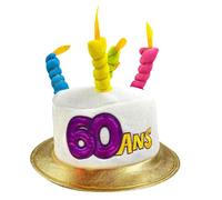 CHAPEAU ANNIVERSAIRE 60 ANS Multicolore