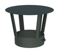 Chapeau anti-pluie - double paroi - Jeremias DW-GREY 130 mm