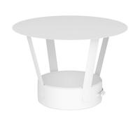 Chapeau anti-pluie - double paroi - Jeremias DW-WHITE 150 mm