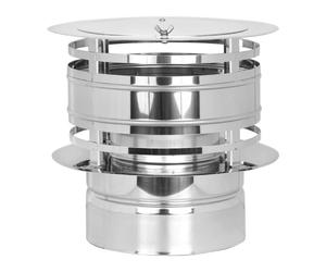 Chapeau anti-refoulement en Inox DW-CLASSIC 350 mm