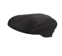 Chapeau de Chef Noir en Coton, Toque Classique pour Cuisiniers et Serveurs | Doublure Douce, Style Professionnel, Assorti aux Uniformes, Cuisine, Boulangerie, Cantine, Restaurant ou Barbecue, Casquette