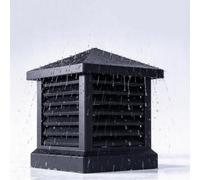Chapeau de cheminée 25 30 35 cm, Capuchon de Pluie en Alliage d'aluminium | Chapeau de Ventilation Hotte, Pare-vent Couvercle de Cheminée pour Les écoles, Restaurants, usines et saunas(35cm)