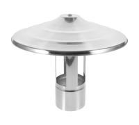 Chapeau de Cheminée Extérieur en Acier Inoxydable, Diamètre 7,3cm, | Drainage Rapide, Moulage Monobloc, Entretien Réduit, Remplacement Facile, pour Sortie de Fumée et Évents