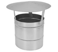 Chapeau de cheminée - KOTARBAU - ø 250 mm - Acier galvanisé - Anti-pluie - Résistant à la corrosion
