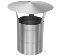 Chapeau de cheminée - KOTARBAU - ø180 mm - Inox - Anti-pluie - Résistant à la corrosion