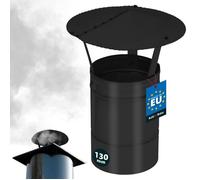 Chapeau de cheminée - KOTARBAU - Design Moderne KOTARBAU - ø130 mm - Acier galvanisé peint - Anti-pluie anti-oiseaux