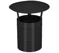 Chapeau de cheminée - KOTARBAU - Design Moderne KOTARBAU - ø160 mm - Acier galvanisé peint - Anti-pluie