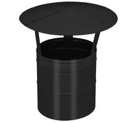 Chapeau de cheminée - KOTARBAU - KOTARBAU - Ø 200 mm - Acier galvanisé peint par poudre - Anti-pluie anti-oiseaux