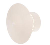 Chapeau de Cheminée PVC Blanc Écran pour Conduit Extérieur | Protection la Pluie, Installation Facile, Surface Lisse, Adaptée aux Tuyaux de Poêle, Camping Extérieur et Camping