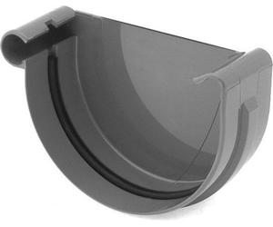 Chapeau de gouttière gauche graphite Système 75