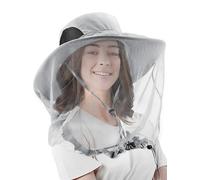 Chapeau de moucheron avec filet de safari - Chapeau de soleil à large bord - Pour apiculteurs, jardinage, camping, randonnée