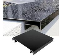 Chapeau De Muret D'évacuation D'eau, Solin Métallique | Hausse De Protection Murale En Aluminium Épais, Sur Mesure, Avec Larmier, Pour Jardin, Terrasse, Clôture Ou Villa