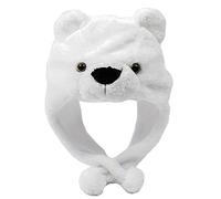 Chapeau de panda chaud pour Halloween Cospaly, couvre-chef de dessin animé, coupe-vent, accessoire de performance pour Noël, Halloween, chapeaux de pêcheur en peluche, vintage, hiver, automne, peluche