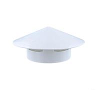 Chapeau de pluie élégant et fonctionnel en PVC pour ventilation de toit 75 x 160 mm (110 mm)