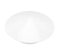 Chapeau de Protection de Cheminée en Plastique Multifonction Blanc | Forme Champignon, Protège du Vent Pluie, Installation Rapide pour Conduit Extérieur