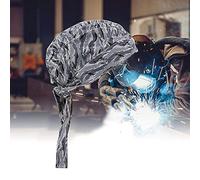 Chapeau de Protection pour la Tête, Casque de Soudage Bonnet Soudage Capuchon de Protection Réglable Soudage Foulard Casque de Soudeur Convient pour Les Opérations Mécaniques/Traitement des Métaux