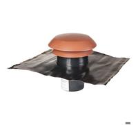 Chapeau de toiture plastique finition tuile - diamètre 160 mm - CARA - Anjos