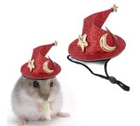 Chapeau Hamster Coiffe en Peluche Ajustable avec Sangle pour Thème Festif
