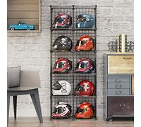Chapeau Organisateur Boîte Support de Casque de Moto Monté Au Sol,vitrine de Stockage Chapeau de Magasin de Détail Commercial Moderne,contenants Porte-Bouchons Empilables,for Casque de Baseball/rugb