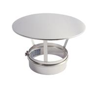 Chapeau pare-pluie plate - simple paroi - Dinak SW6 150 mm