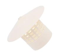 Chapeau Pare-pluie pour Conduit de Poêle à Bois 75mm en Plastique Blanc | Écran Latéral Anti-oiseaux et Rongeurs, Installation Rapide sans Outil, Adapté au Camping sous Tente ou Jardin
