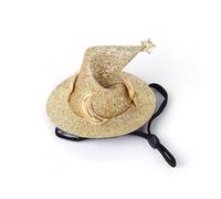 Chapeau pour Petits Animaux Coiffe en Peluche Ajustable avec Sangle pour