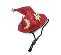 Chapeau pour Petits Animaux Coiffe en Peluche Ajustable avec Sangle pour