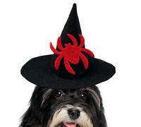 Chapeau Sorcière Pour Chiens Coiffe Ajustable De Déguisement D'Halloween