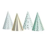 Chapeaux de fete - Graphique - 8pcs Multicolore G
