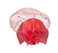 Chapeaux Femmes Fascinator Chapeau Fleur Pour Thé Cérémonie Cocktail Mariage Église (RD1, One Size)